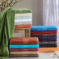 100% Eco Friendly Cotton Bath Towels 12 Piece Set