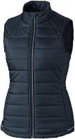 Women's Lightly Quilted Reflective Post Alley Mock Vest with Pockets
