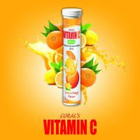 Buy Coral's Vitamin C 500mg Effervescent, 20 Tablets Online