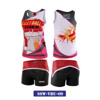 Latest stylish custom volleyball jersey sublimation