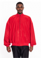 MUMUSK MEN SAUNA SUIT RAGLAN SLEEVE JACKET RED