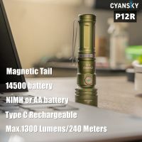 High-quality Multifunctional EDC Flashlight Outdoor Torch CYANSKY P12R
