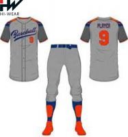 Team Baseball Uniform Best Quality Men Baseball Uniform