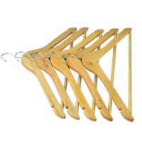 Cheap B grade wooden clothes hangers