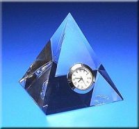 Sell Crystal Pyramid With Clock