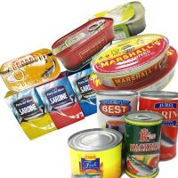 Canned seafood's, Canned Tuna and Sardines in different sizes