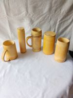 Handmade bamboo cups