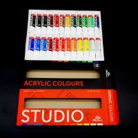 acrylique 12ml colour tube acrylic colors paints set 24 Colors Quick Drying Water Soluble acrylic paints