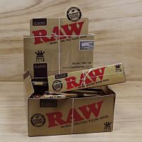 Raw-King Size Natural Unbleached Rolling Papers