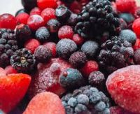 Frozen blueberry raspberry strawberry blackberry mix red berries