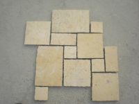 Sell Travertine tiles-acid+brush sawn edge