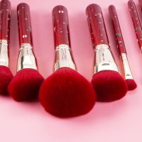 Custom Made Makeup Cosmetic Tools Brush Set Christmas Holidays Makeup Foundation Powder Brushes