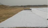 PET/PP high strength nonwoven geotextile