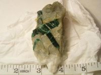 Emerald rare and top grade intact specimen in mother rock making cross