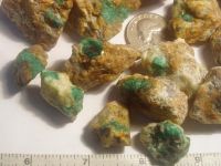Emerald small n medium size intact terminated specimens in matrix