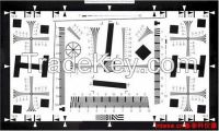 I3A/ISO Camera Resolution Chart conforms to the ISO-12233 standard