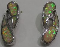Sell created opal Earrings