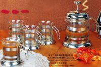 Sell stainless steel cup and kettle group