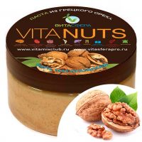 Nut paste VitaNUTS, walnut for functional nutrition.