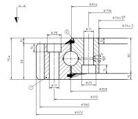 Sell slewing ring for Gantry cranes