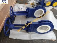 Manual Operated Carbon Steel Ceramic Lined Knife Gate Valve