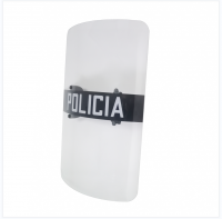 Brazilian Style PC Transparent Rectangle Anti Riot Shield For Military