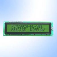 Sell PCM2002A STN Yellow Green 20 x 2 Character LCD Module with LED Ba