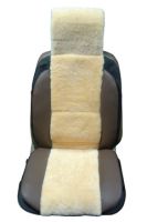 Sell Sheepskin with leather bolsters seat cushion