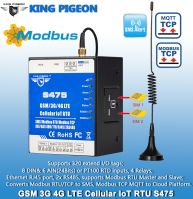 Industrial Data Acquisition Dual SIM Card 4G IoT Gateway Modbus to SMS