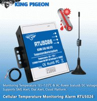 4G wireless remote temperature monitoring alarm controller