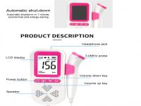 sell Offer Factory price 3.0MHz cheap price home used ultrasound machine portable Baby Health monitor Doppler Fetal