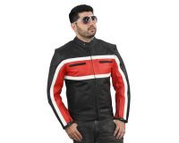 Motorbike Leather Jacket OEM Service Motorbike Leather Racing Jacket. JL-013