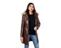 Leather Coat OEM Service Original Leather Fashion Coat - Jacket. JL-011