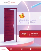 Best Quality Affordable Price Maxi Steel Door Galvalume Door Metal Door