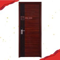 Maxi Steel Door Flat Door Galvalume Door Woodgrain Pattern Exterior Interior Door
