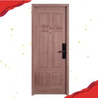Maxi Steel Door Four Panel Door American Style High Quality Door Woodgrain Pattern Door