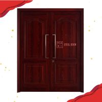 Maxi Double Door Steel Door Galvalume Door Main Entrance Door Exterior Door House Door Double Leaf Door