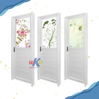 Wadja Glass Half Door Solid White Bathroom Door Toilet Door Shower Door Galvalume Door Metal Door Cheap DoorWing King Door Stylish Extra Colour Ochre Brown Solid White Bathroom Door Toilet Door Galvalume Door Metal Door Cheap Door