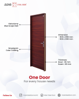 Maxi Steel Door Woodgrain Door