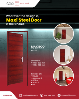 Maxi Steel Door Indonesian Steel Door Cheap Doors