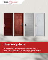 Fortify Your Property: Maxi Steel Door - Anti-Termite, Fire-Resistant, and Stylishly Durable with Color Options!