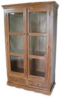 Wooden glass fitted almirah