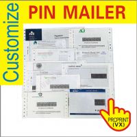 Customized blank envelopes paper blank receipt printing pin mailer