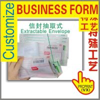 Factory direct carbonless business form atm deposit envelops computer forms