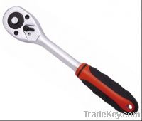 Sell quick reversible ratchet handle red black handle