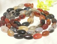 Sell 50'' SINGLE 15-28MM NATURAL MULTICOLOR AGATES NECKLACE