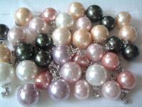 Sell 35 pcs 12-16 mm sea shell pearl necklace pendant