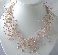 Sell 15"5-6mm pink F/W pearl necklace