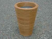 Offer for Zinc Pots with rattan cover, Zinc products with rattan cover