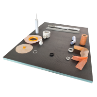 Underfloor XPS Tile Backer Board linear shower tray